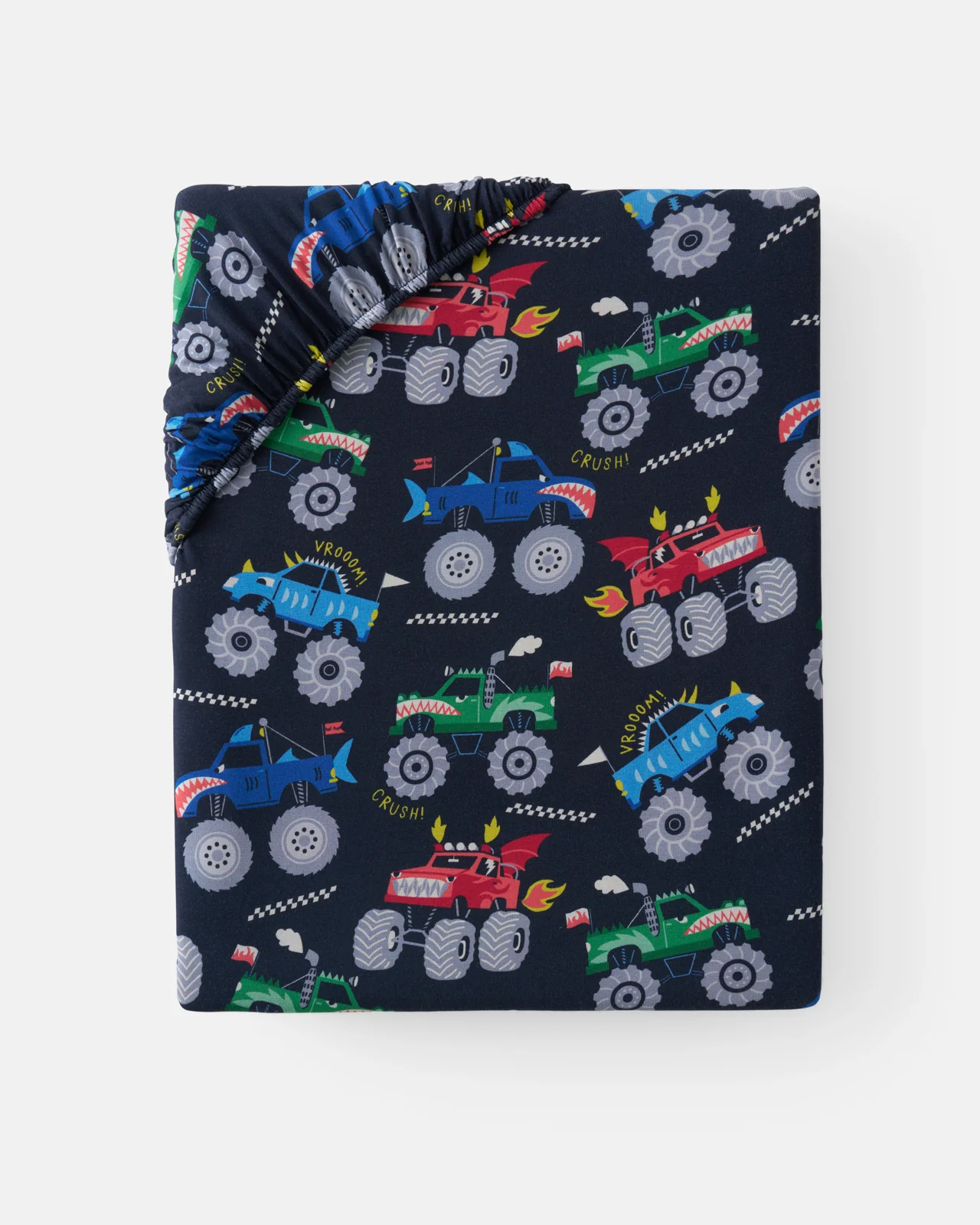 Monster Truck Madness Fitted Crib Sheet - Image 4
