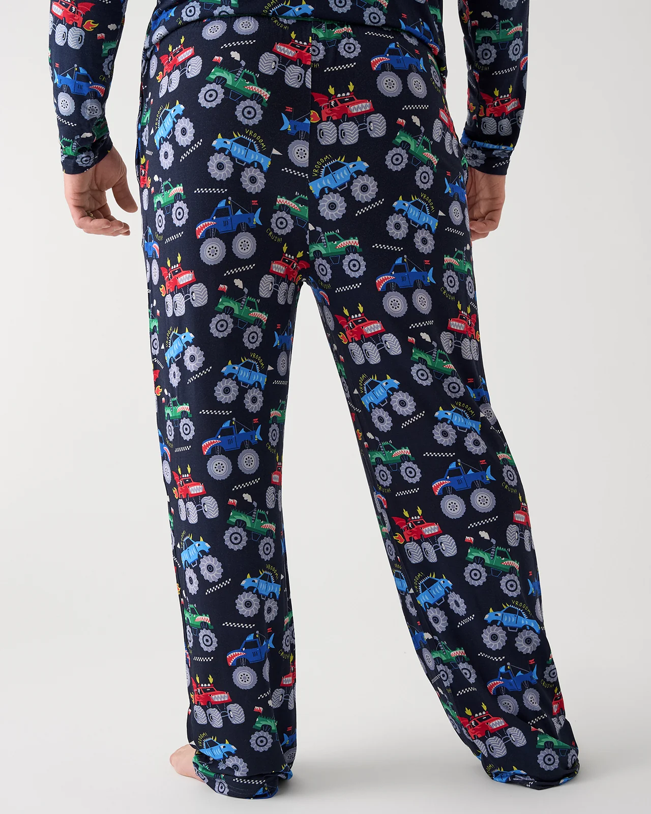 Monster Truck Madness Men's Pajama Pants - Image 2