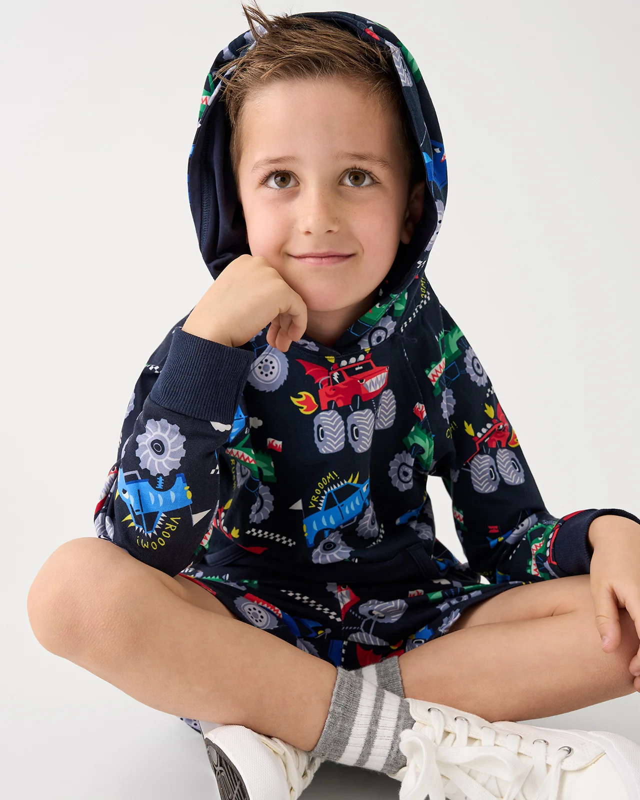 Monster Truck Madness Pullover Hoodie - Image 2