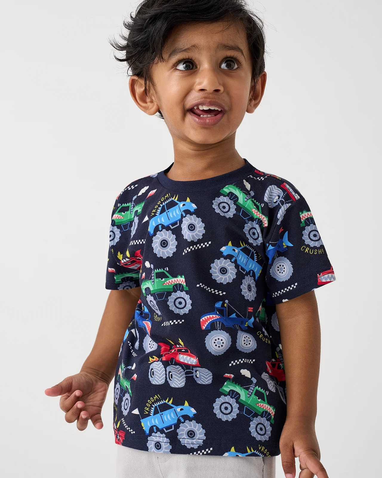 Monster Truck Madness Relaxed Tee - Image 3