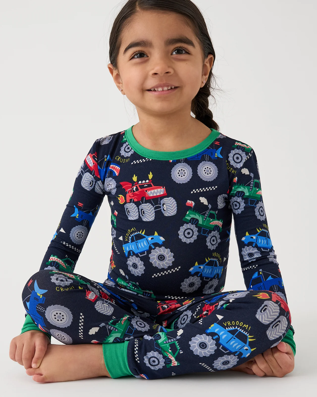 Monster Truck Madness Two-Piece Pajama Set - Image 2