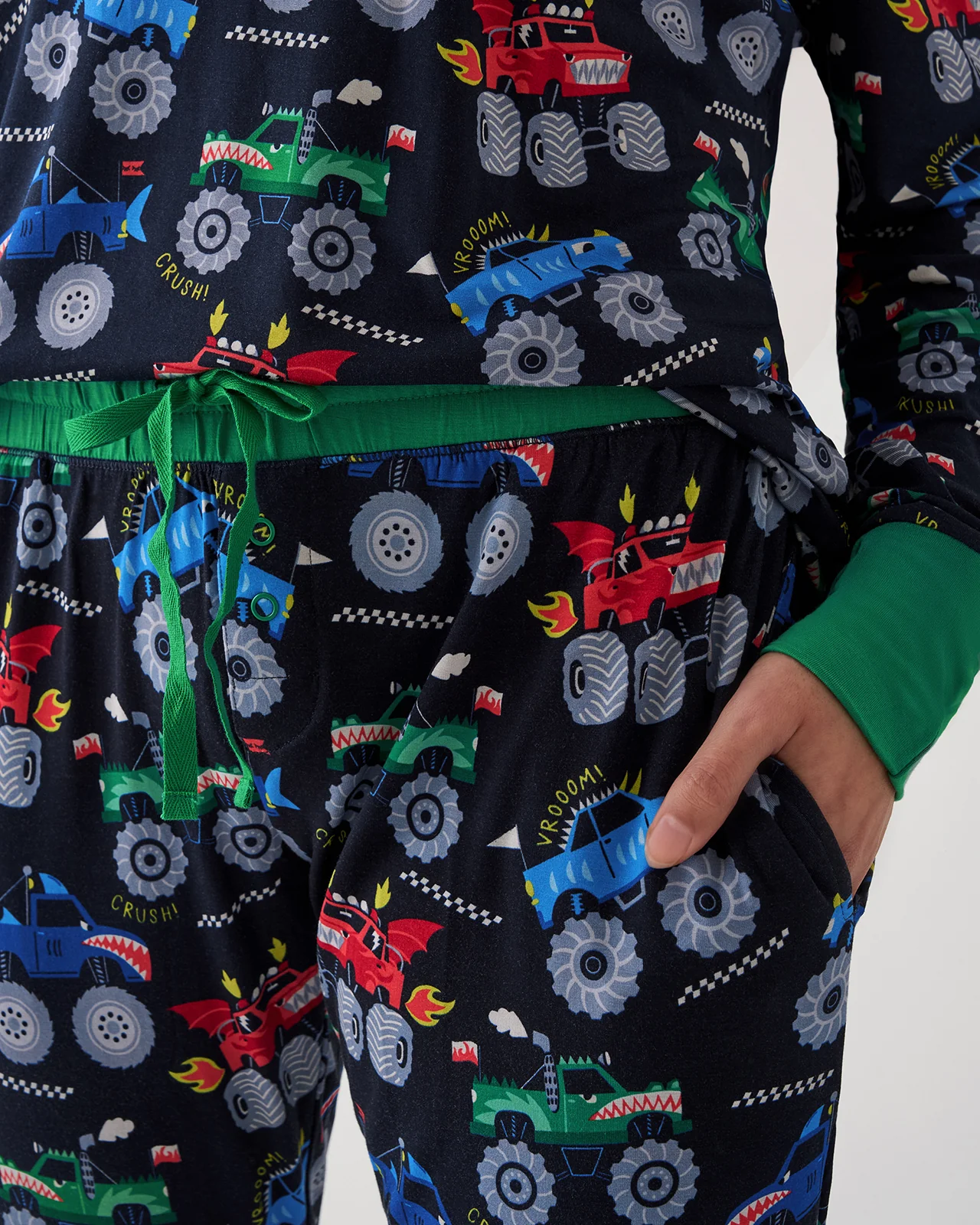 Monster Truck Madness Women's Pajama Pants - Image 2