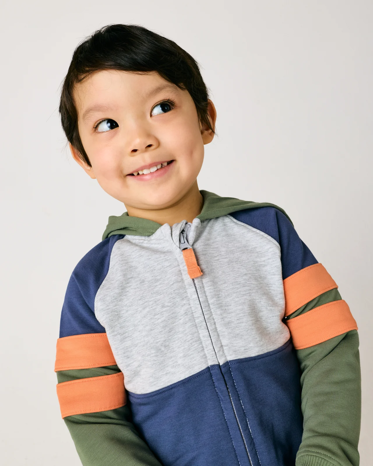 Moss Colorblock Zip Hoodie - Image 3