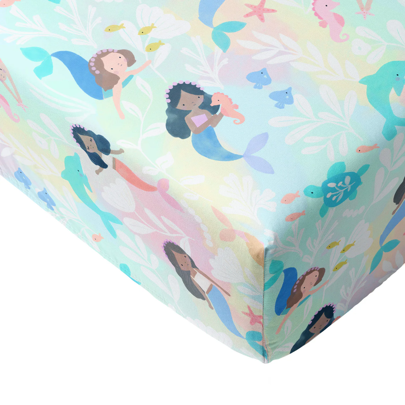 Mystic Mermaids Fitted Crib Sheet - Image 2