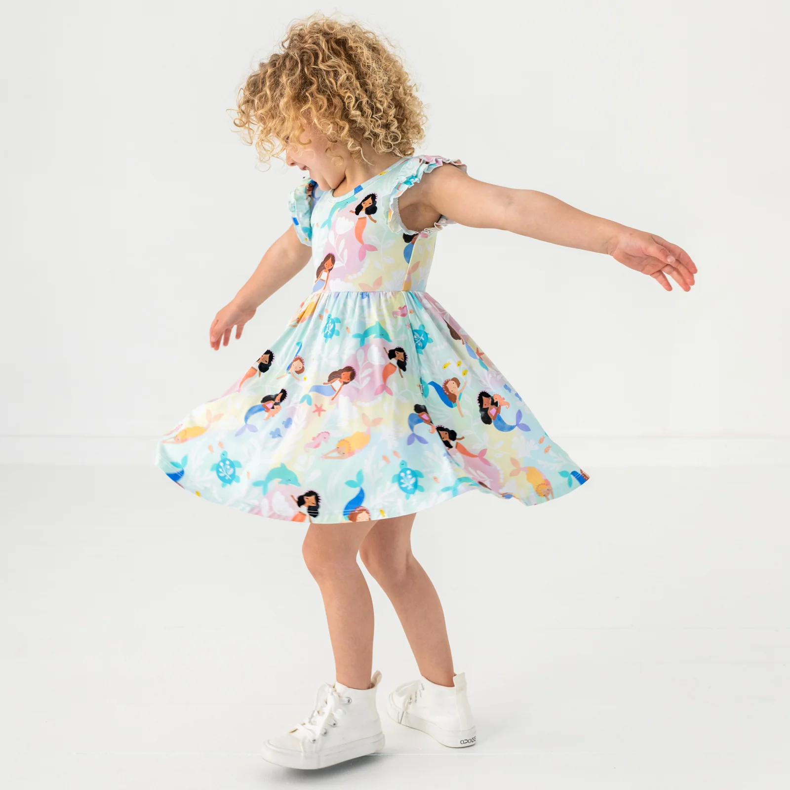Mystic Mermaids Flutter Twirl Dress - Image 2