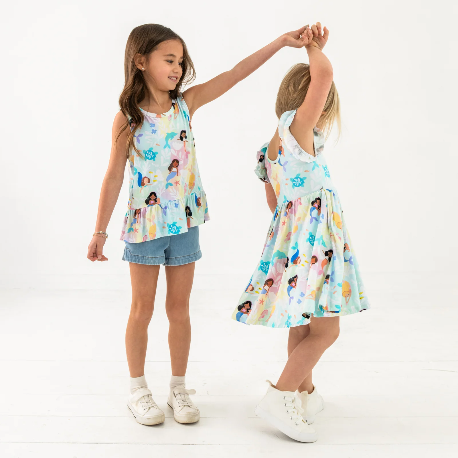 Mystic Mermaids Flutter Twirl Dress - Image 3