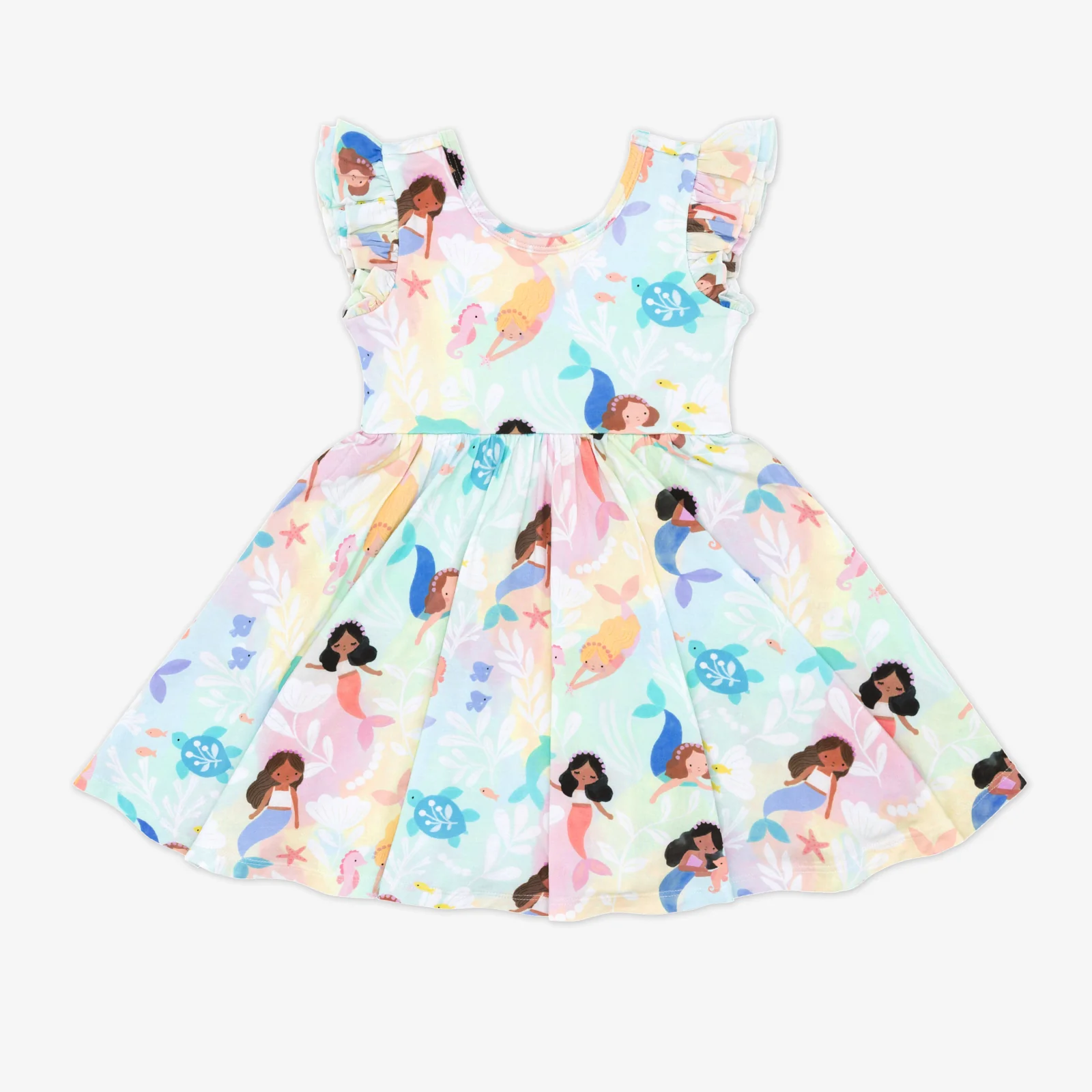 Mystic Mermaids Flutter Twirl Dress - Image 4
