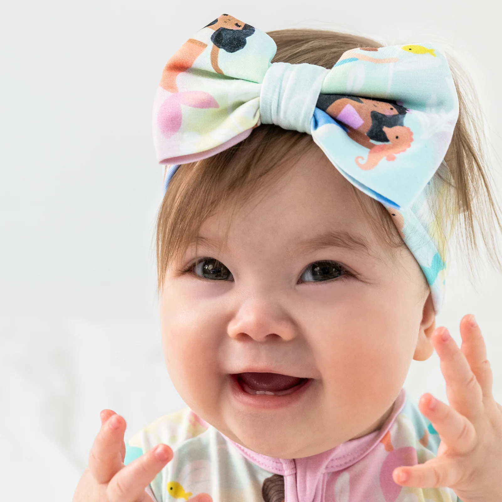 Mystic Mermaids Luxe Bow Headband - Image 5