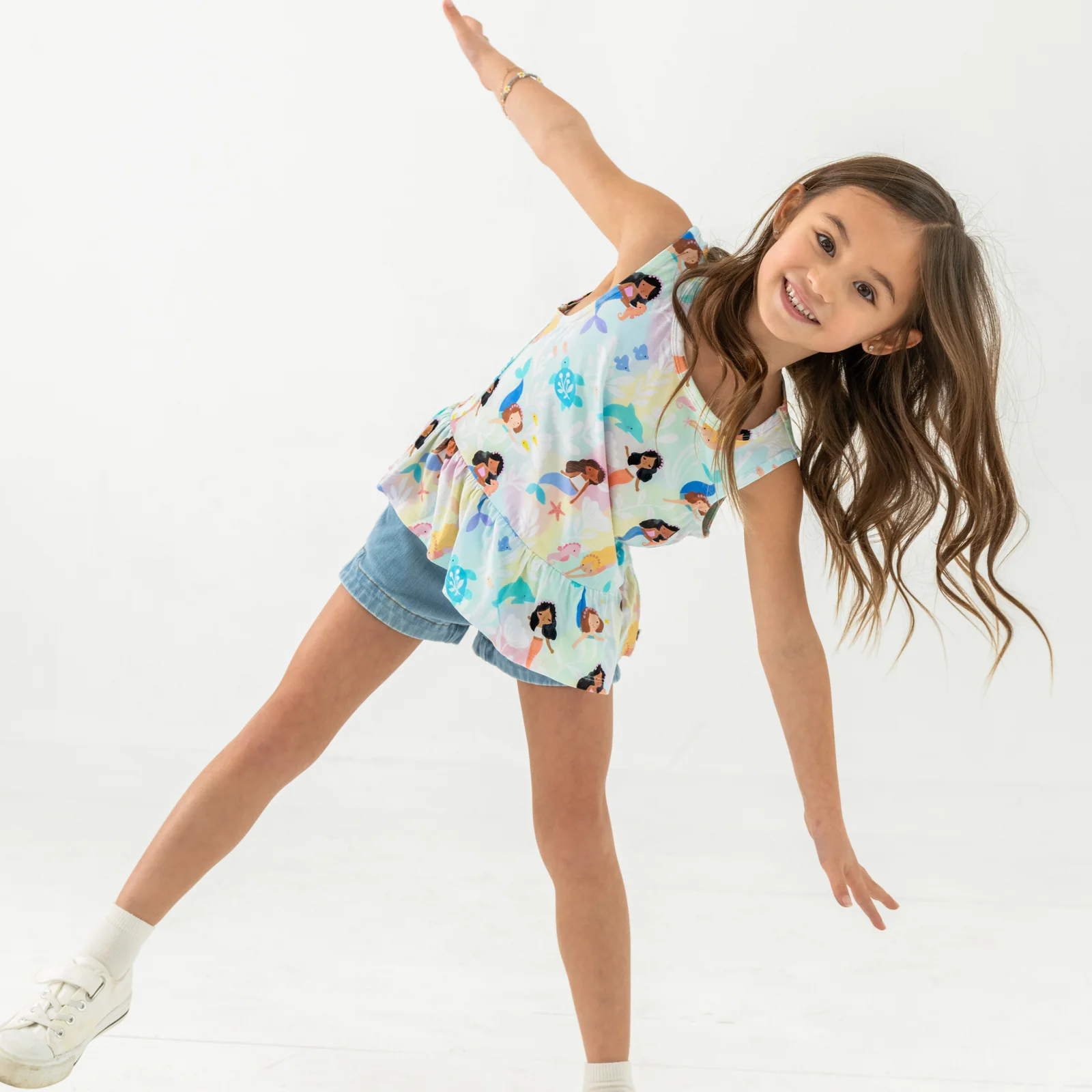 Mystic Mermaids Peplum Tank - Image 2