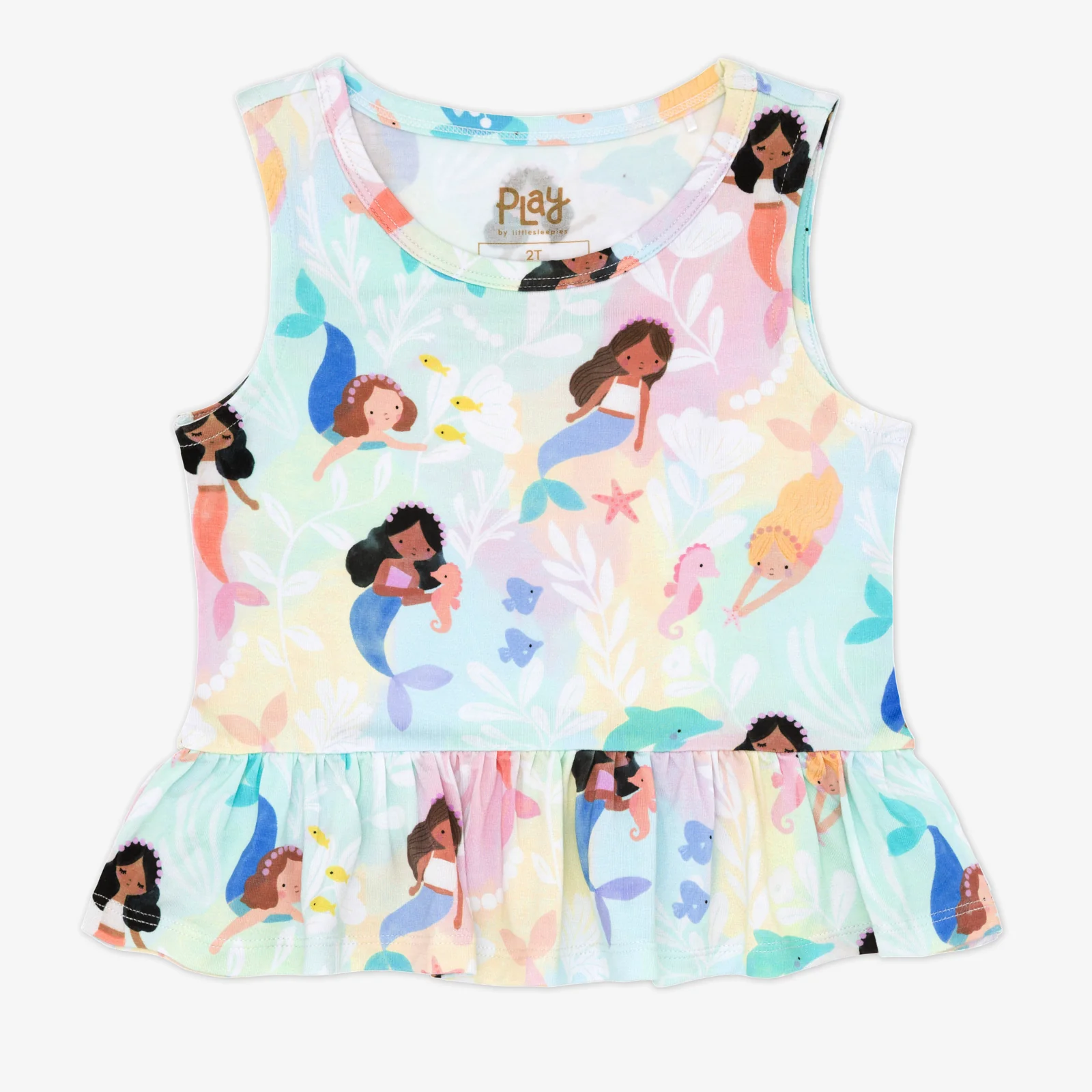 Mystic Mermaids Peplum Tank - Image 4