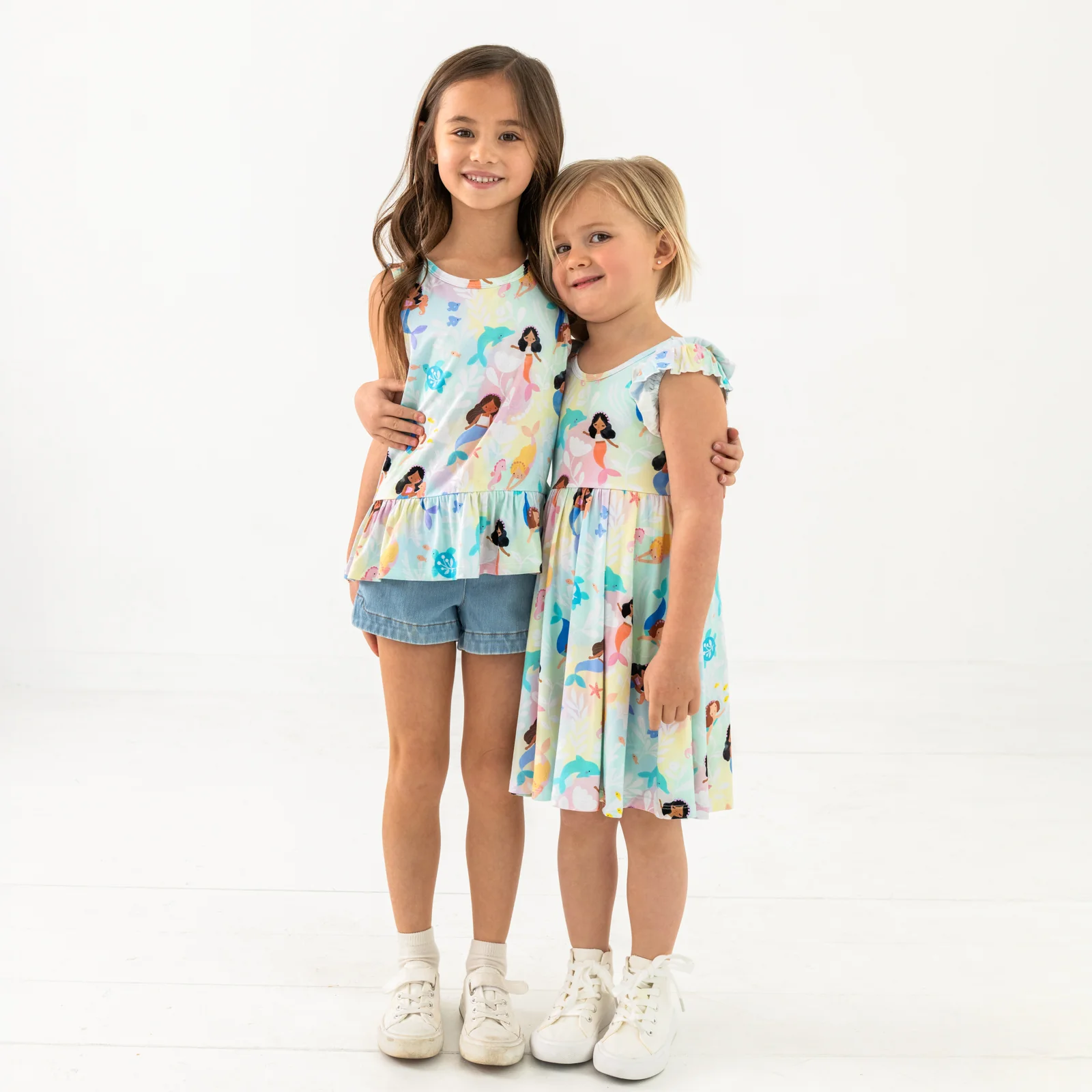 Mystic Mermaids Peplum Tank - Image 6