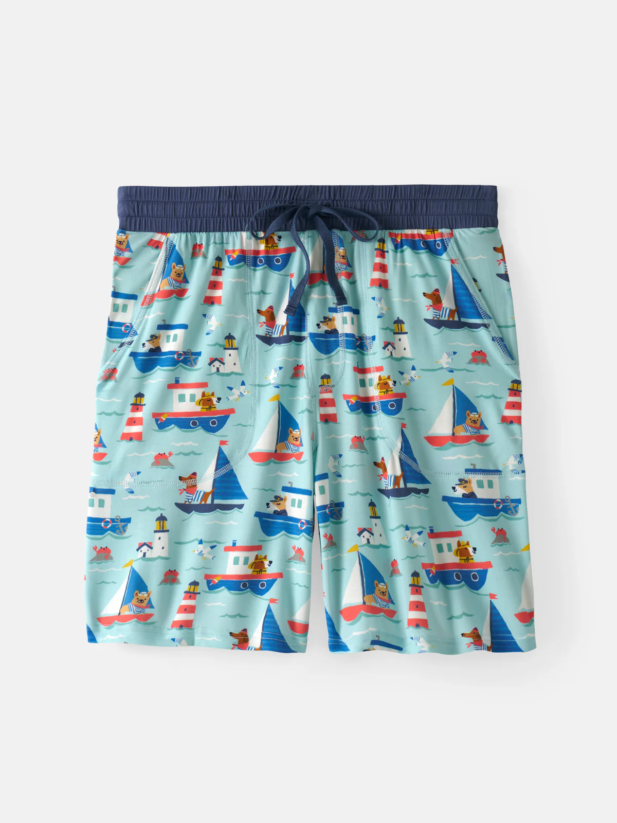 Nautical Paws Men's Pajama Shorts - Image 6