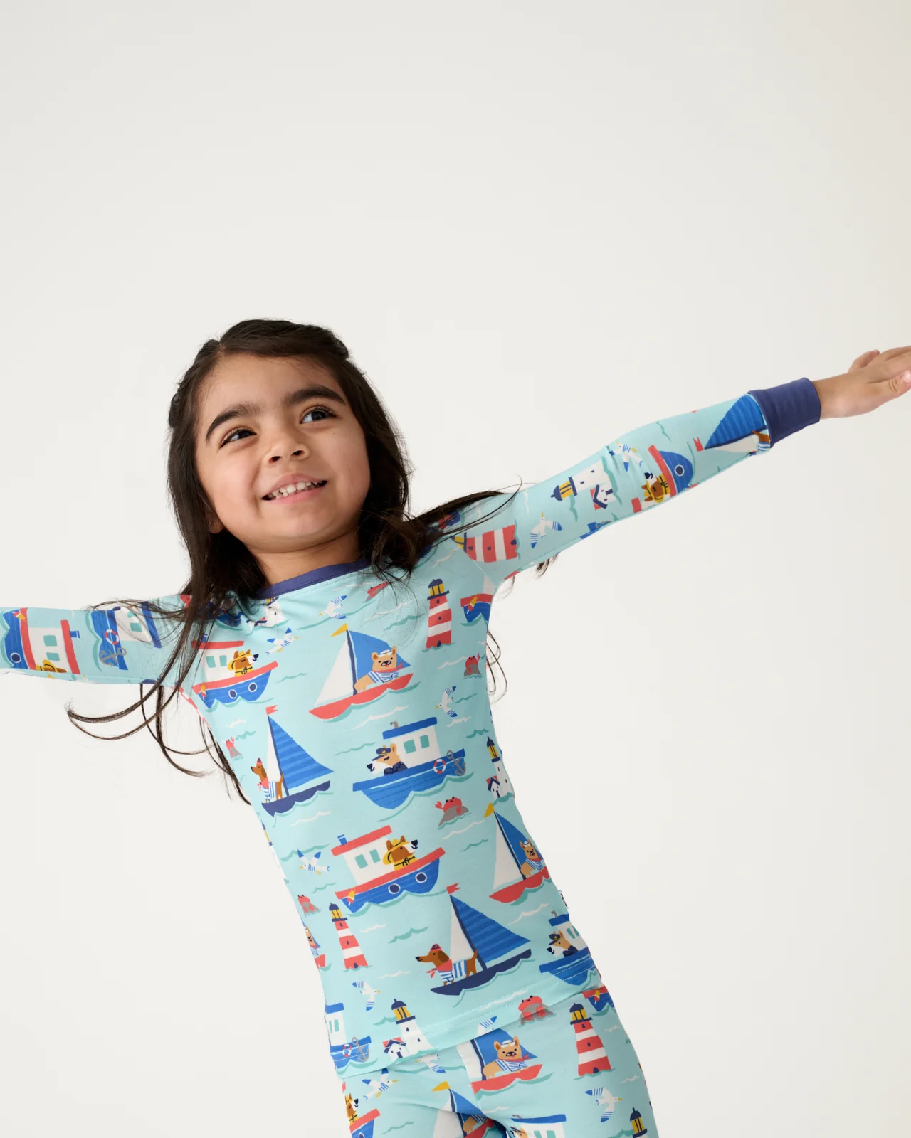 Nautical Paws Two-Piece Pajama Set - Image 2