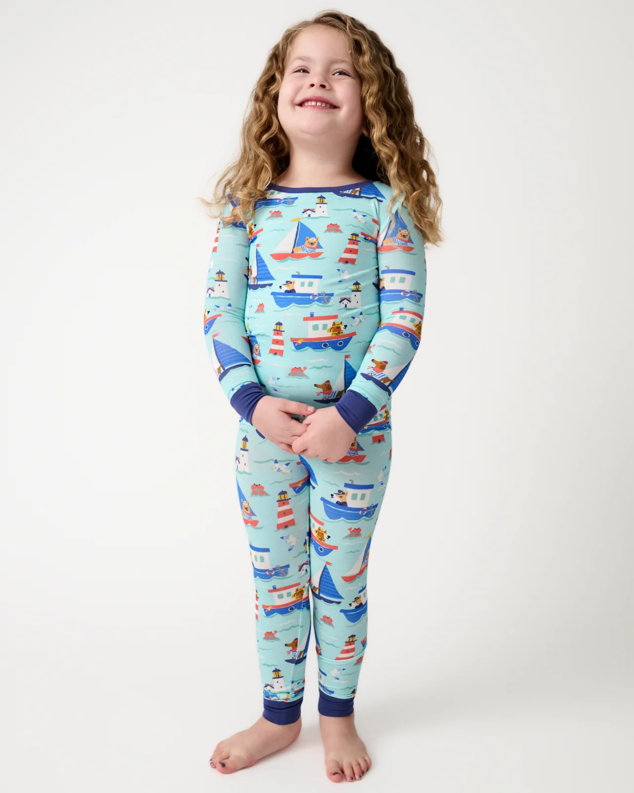 Nautical Paws Two-Piece Pajama Set - Image 4
