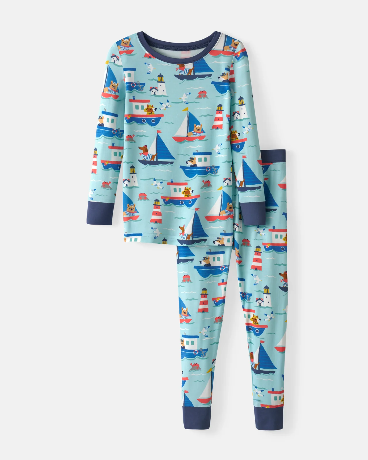 Nautical Paws Two-Piece Pajama Set - Image 6