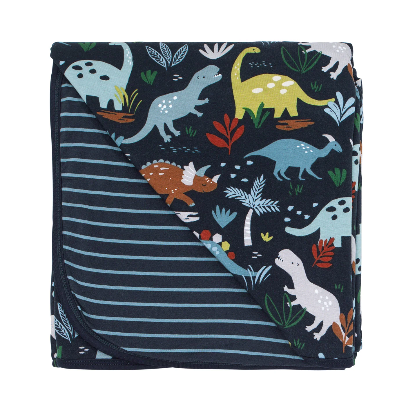 Navy Jurassic Jungle Large Cloud Blanket® - Image 6