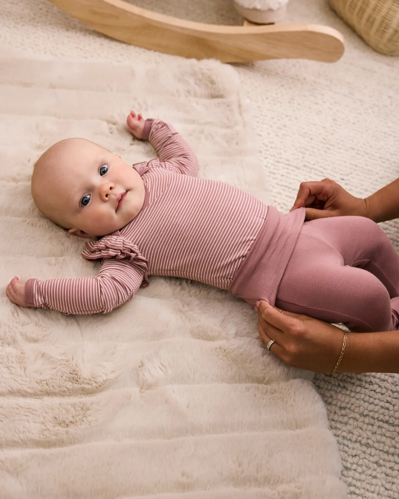 Newborn Favorites Gift Set Bundle / Zippy, Mini Cloud Blanket, Bodysuit, Fold Over Legging - Image 2