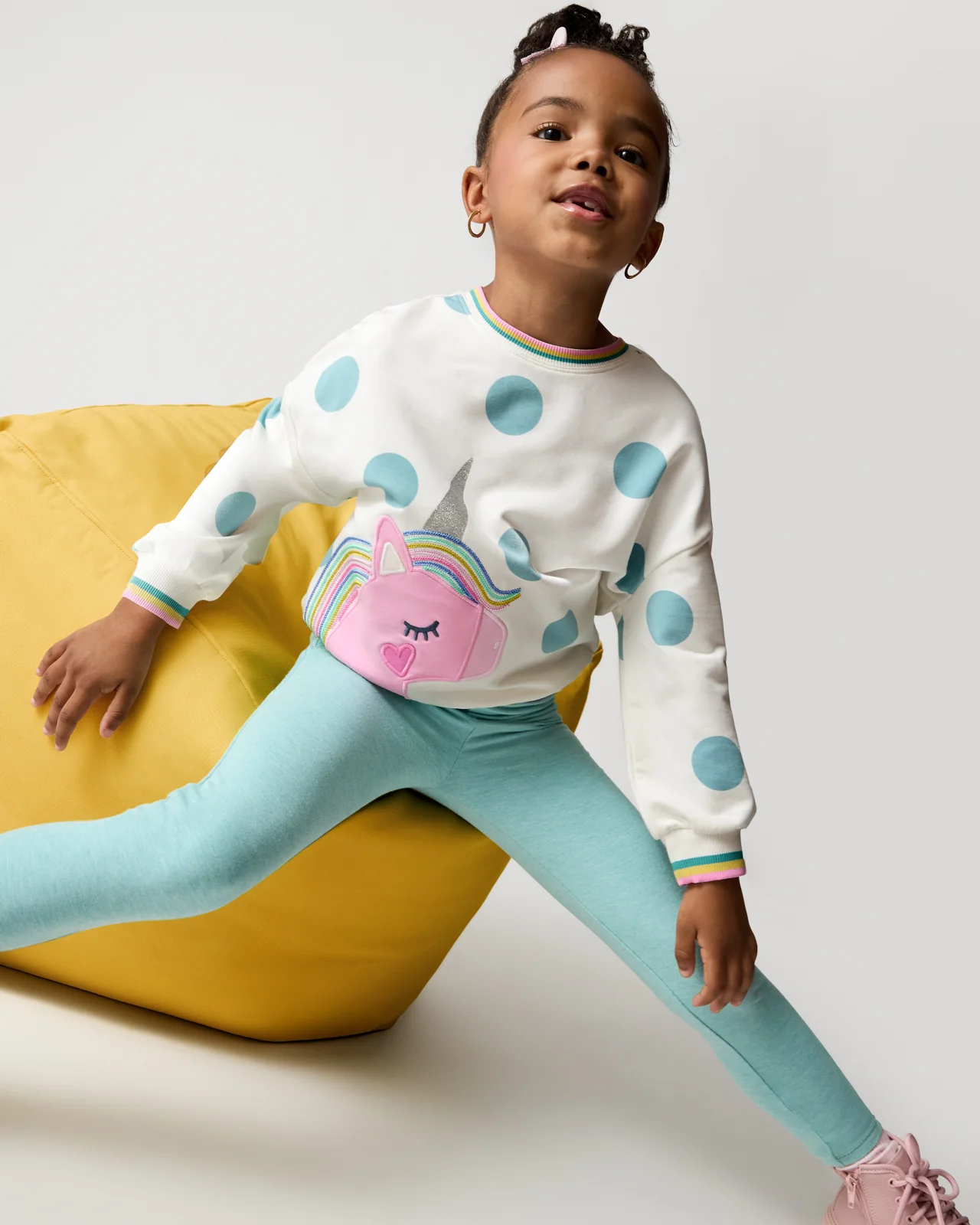 Nile Blue Heather Legging - Image 2