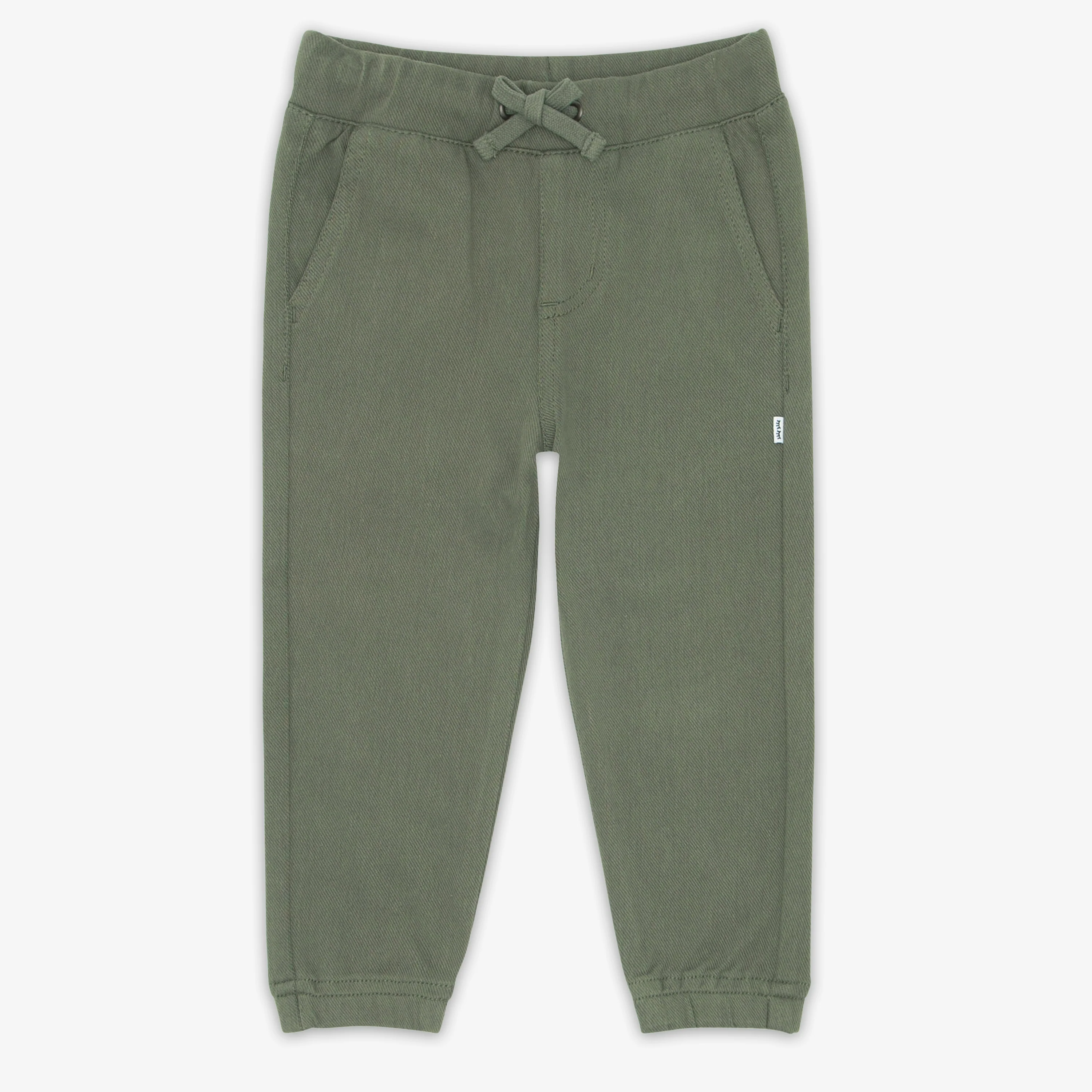 Olive Denim Jogger - Image 5