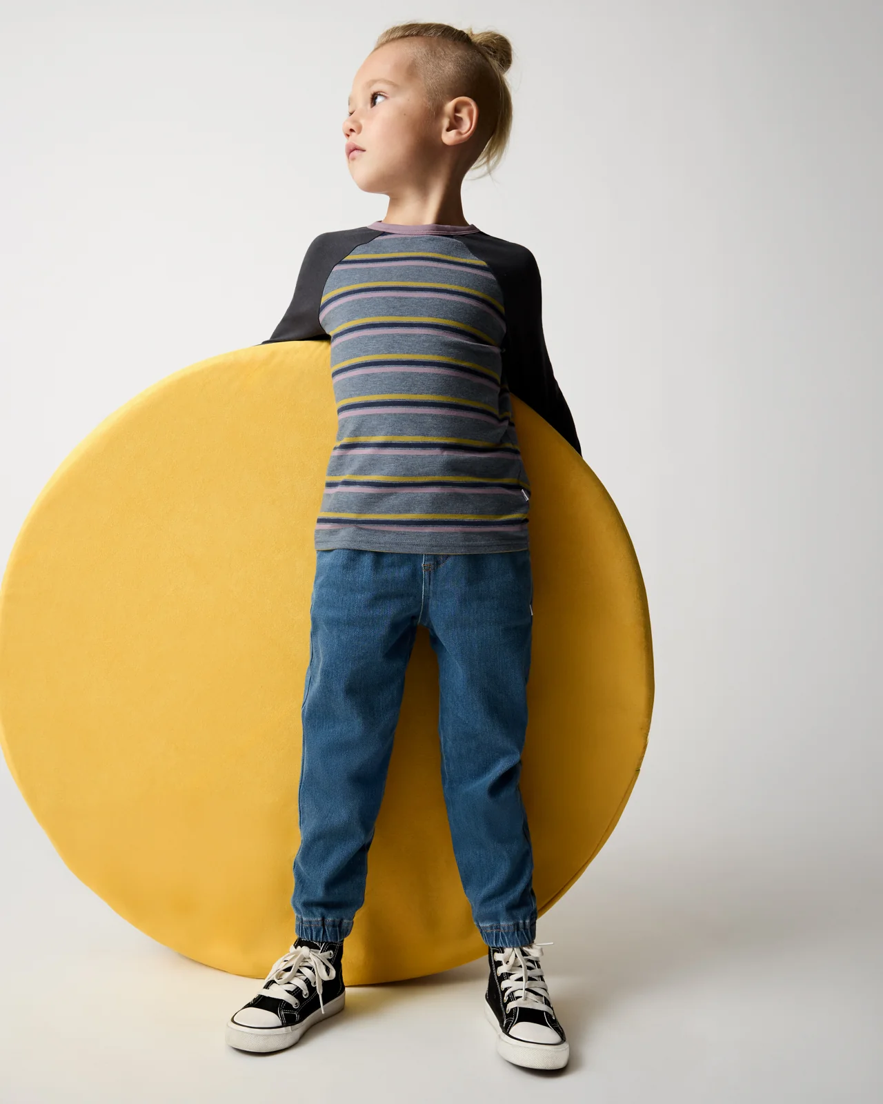 Ollie Stripe Raglan Tee - Image 3