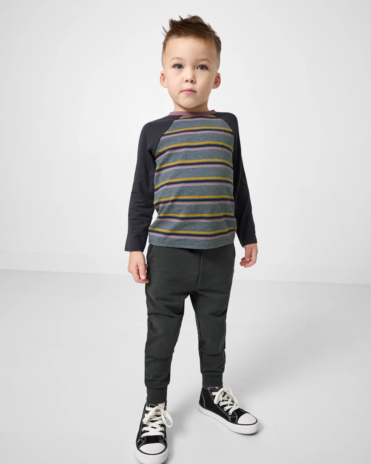 Ollie Stripe Raglan Tee - Image 5