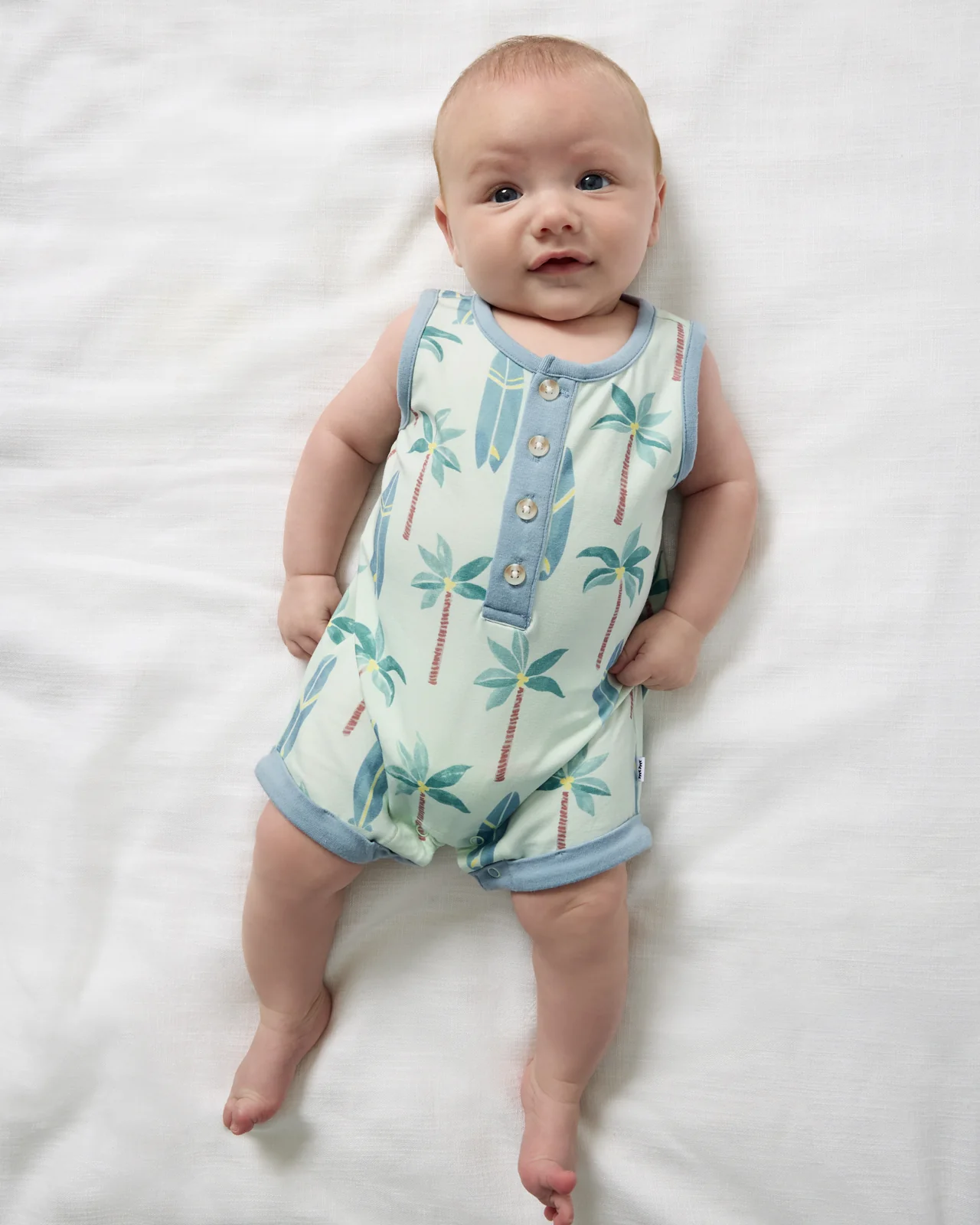 Palm Dunes Henley Romper - Image 5