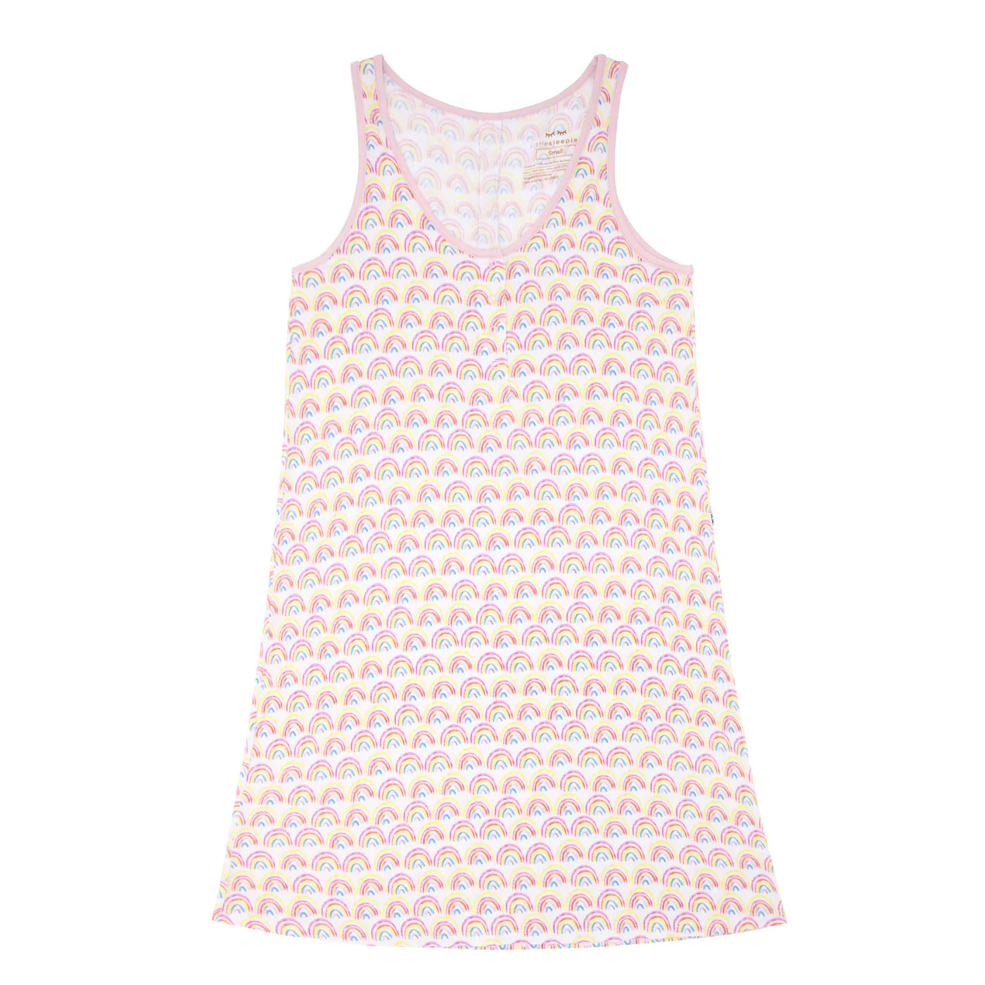 Pastel Rainbows Women's Tank Nightgown - Image 3