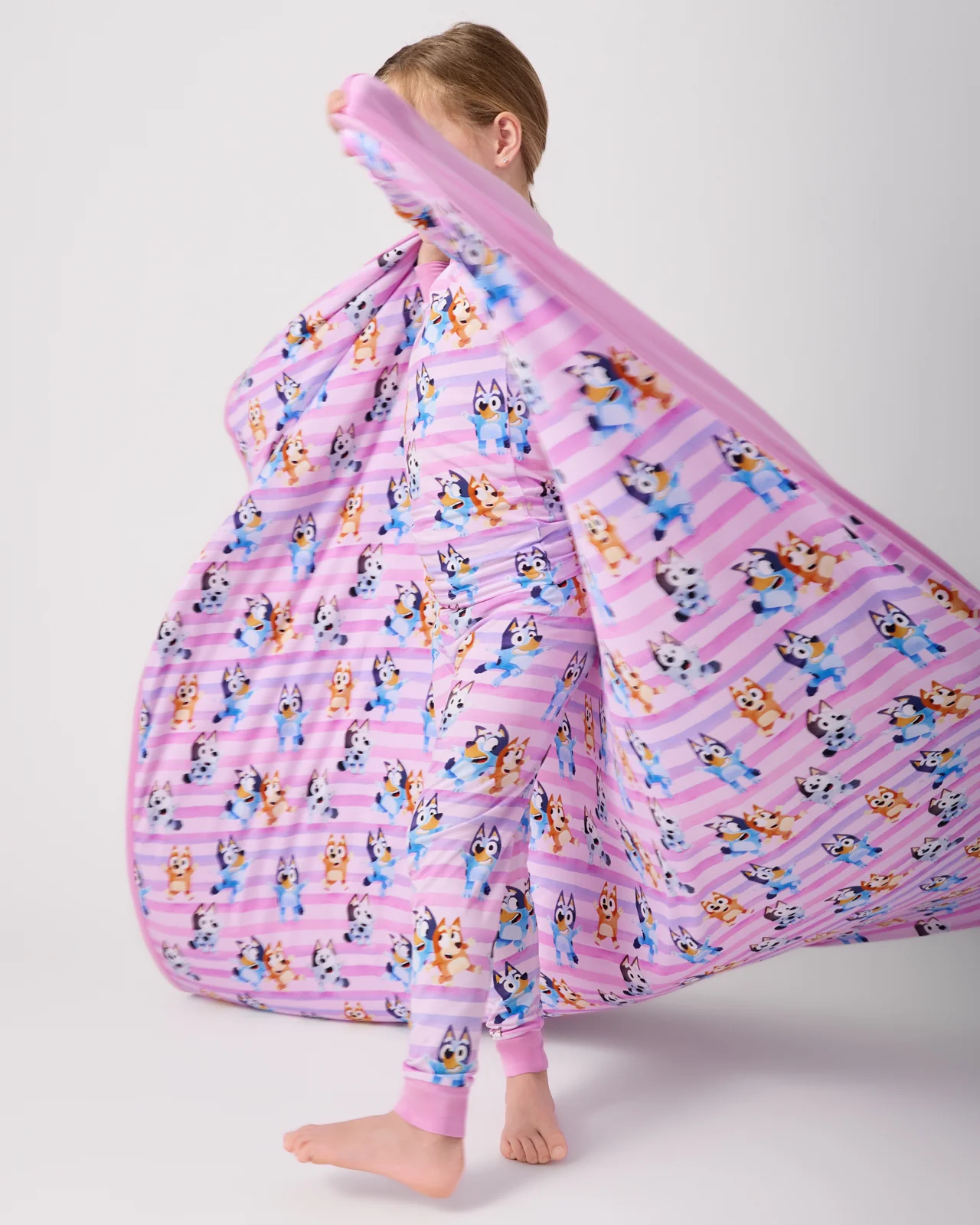 Pink Bluey Dance All Day Large Cloud Blanket® - Image 4