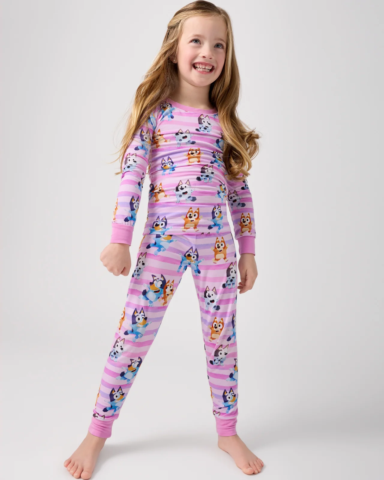 Pink Bluey Dance All Day Two-Piece Pajama Set - Image 4