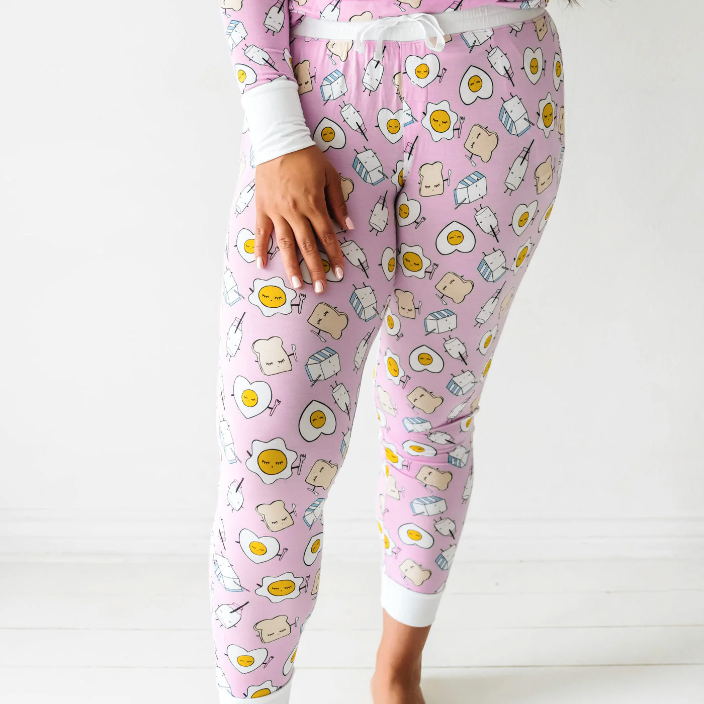 Pink Breakfast Buddies Women's Pajama Pants - Image 3