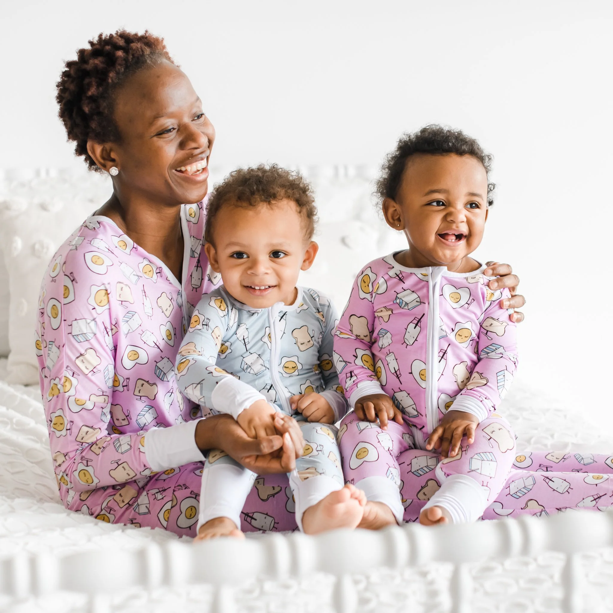Pink Breakfast Buddies Women's Pajama Top - Image 4