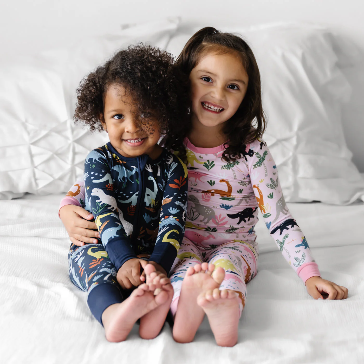 Pink Jurassic Jungle Two-Piece Pajama Set - Image 3