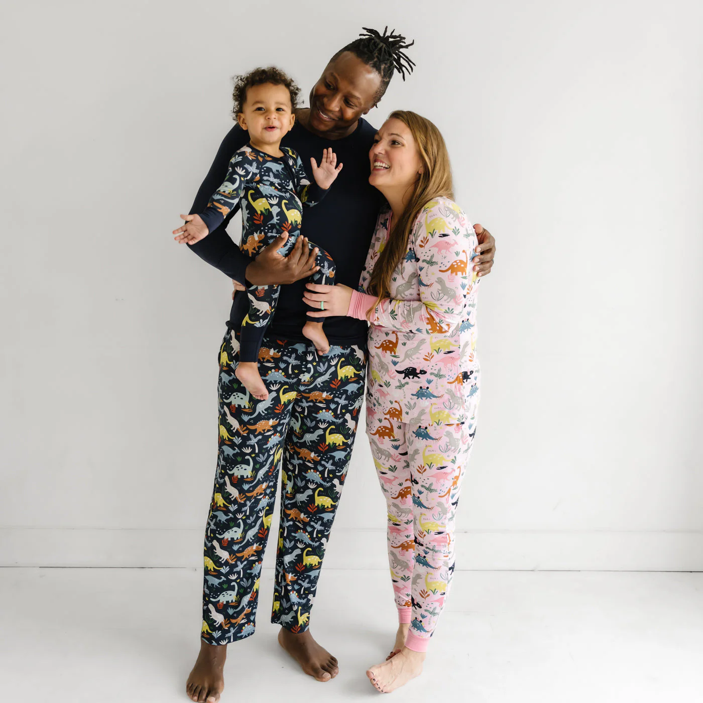 Pink Jurassic Jungle Women's Pajama Pants - Image 3