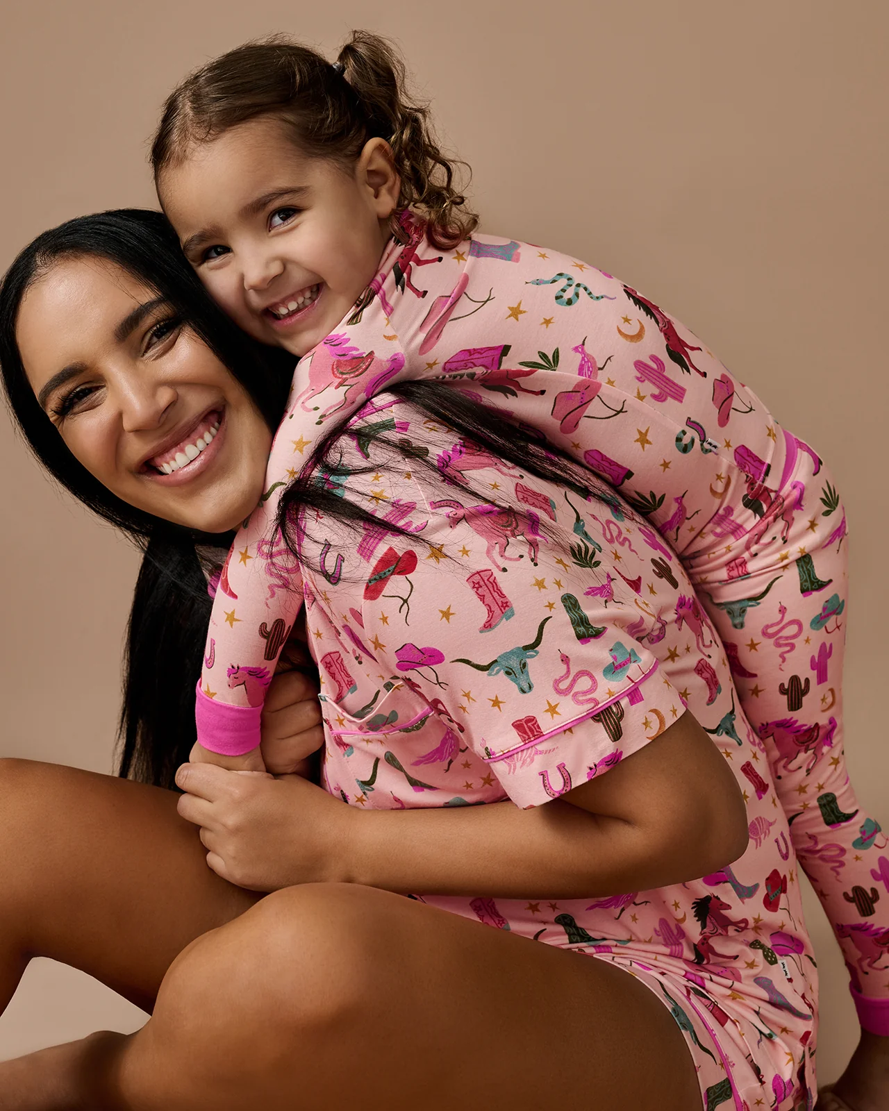 Pink Rancher Roundup Two-Piece Pajama Set - Image 3