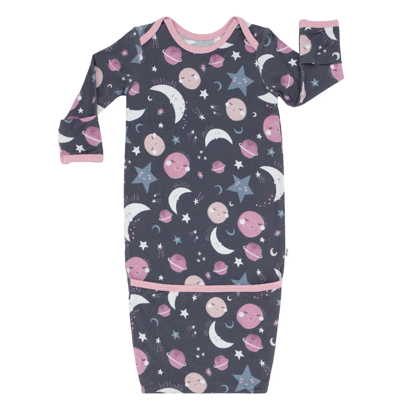 Pink To the Moon & Back Infant Gown - Image 6