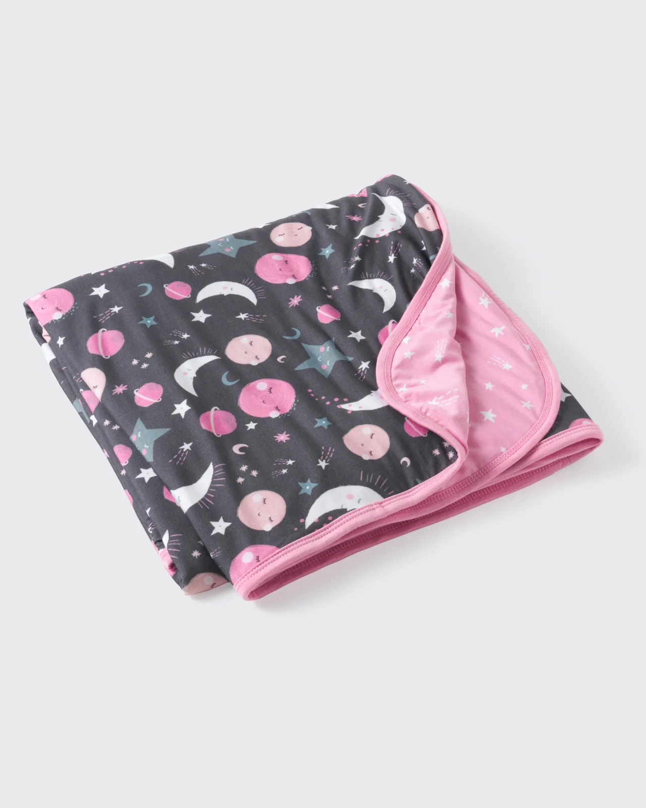 Pink To the Moon & Back Large Cloud Blanket® - Image 3