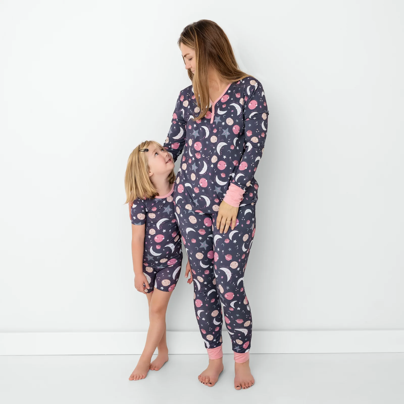 Pink To the Moon & Back Women's Pajama Pants - Image 3