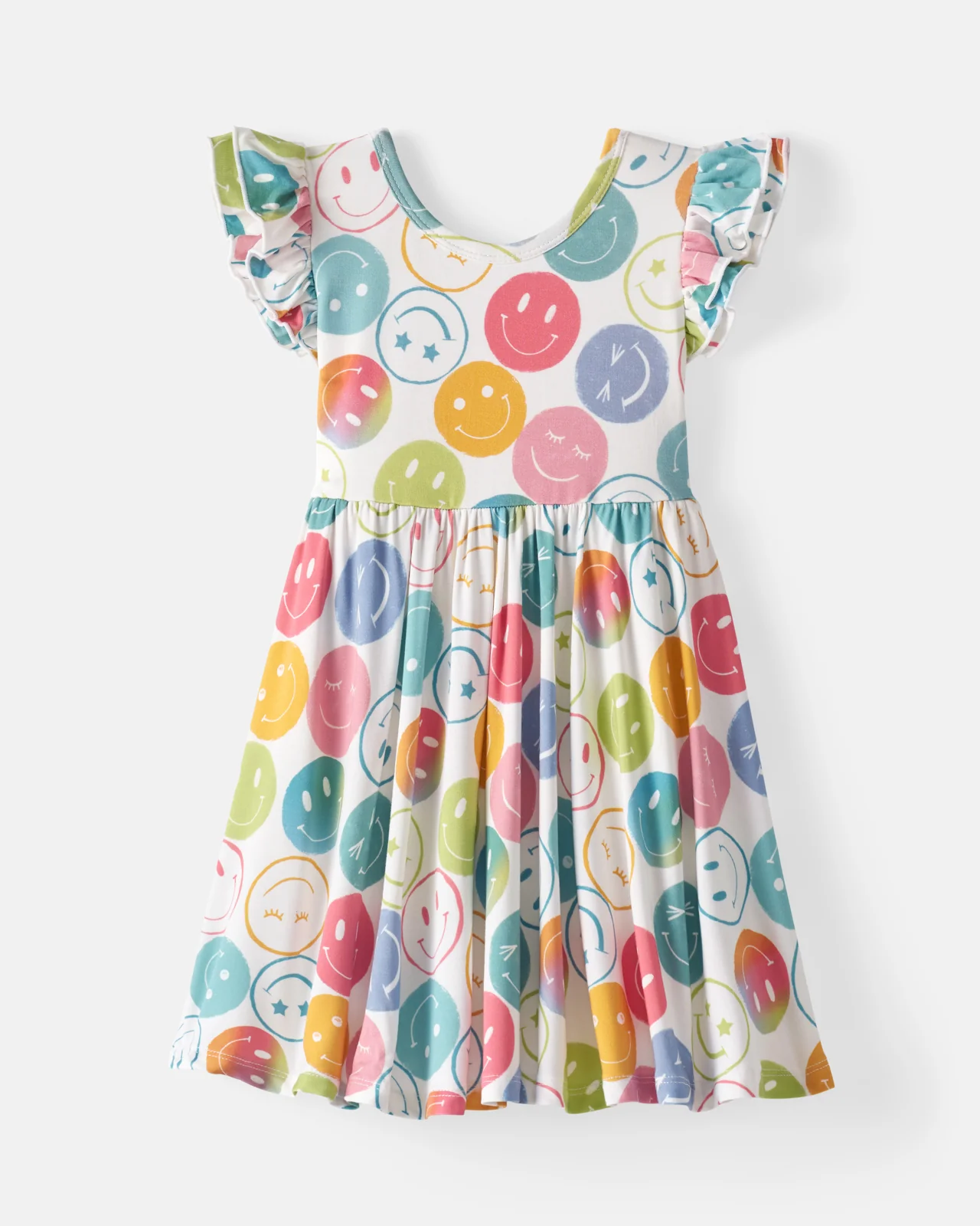 Positive Vibes Flutter Twirl Dress - Image 6