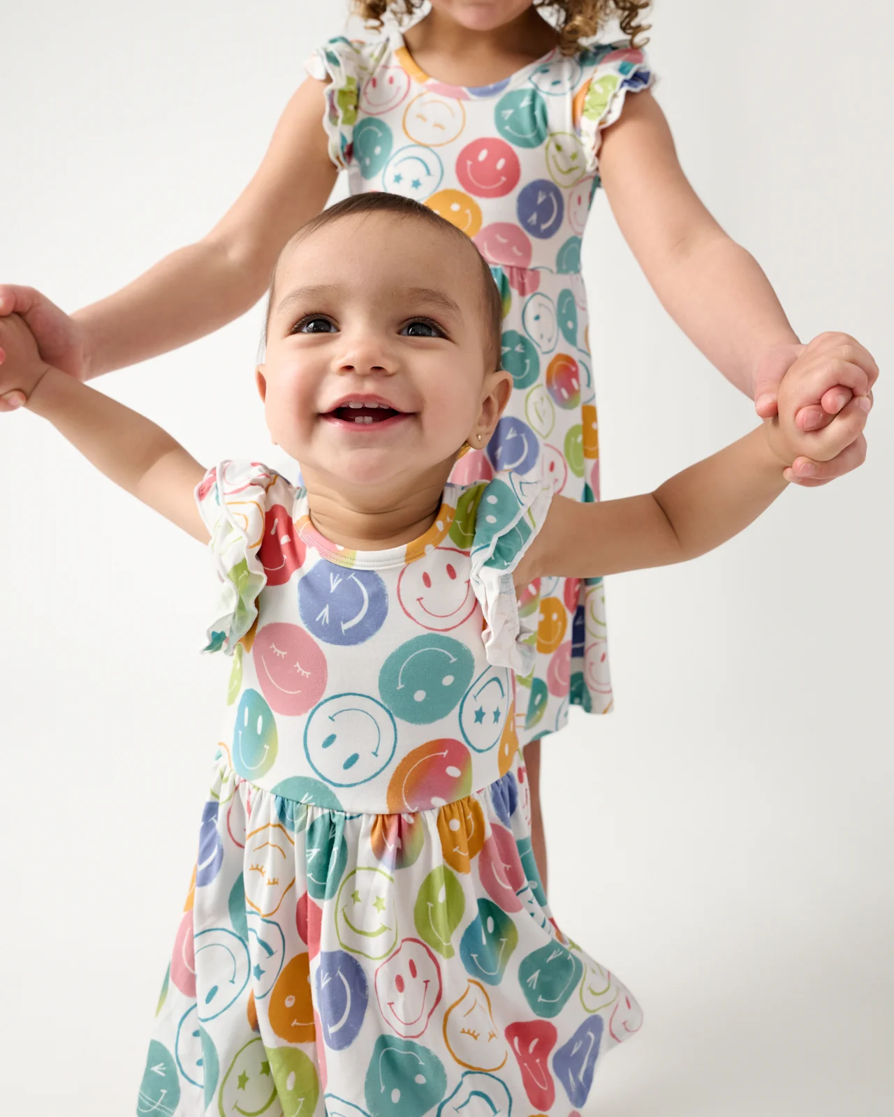 Positive Vibes Flutter Twirl Dress with Bodysuit - Image 4