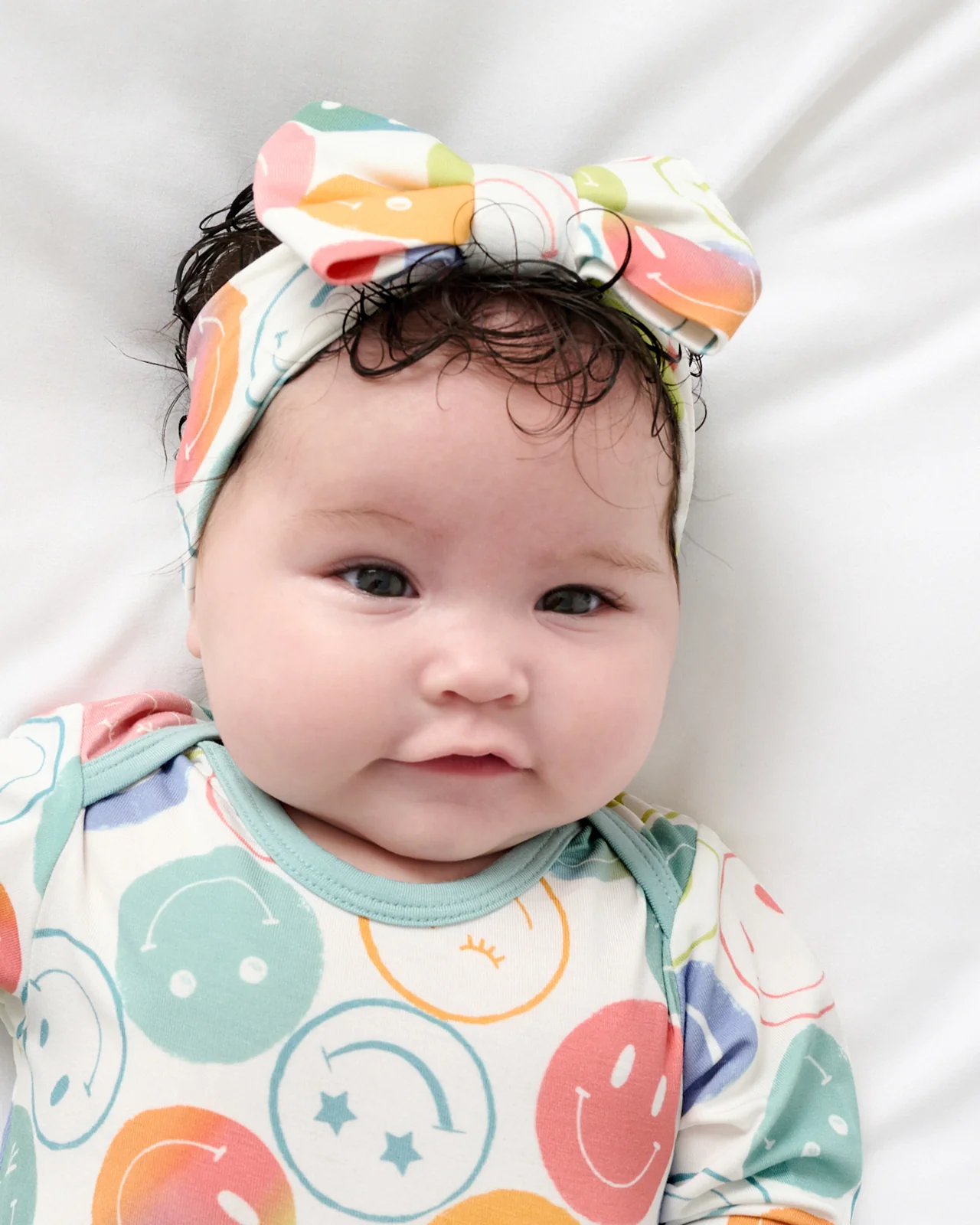 Positive Vibes Luxe Bow Headband - Image 2