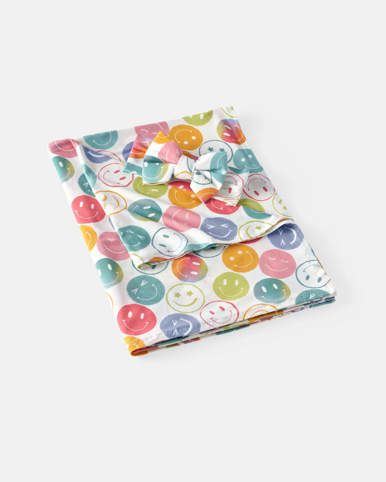 Positive Vibes Swaddle & Luxe Bow Headband Set - Image 3