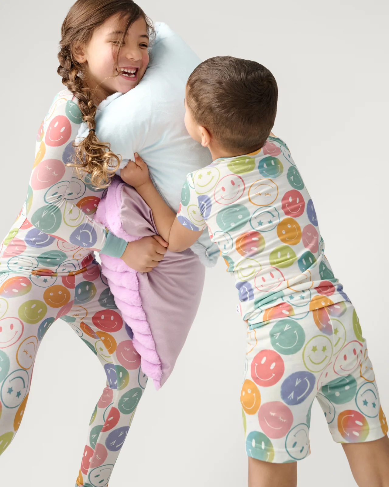 Positive Vibes Two-Piece Short Sleeve & Shorts Pajama Set - Image 6