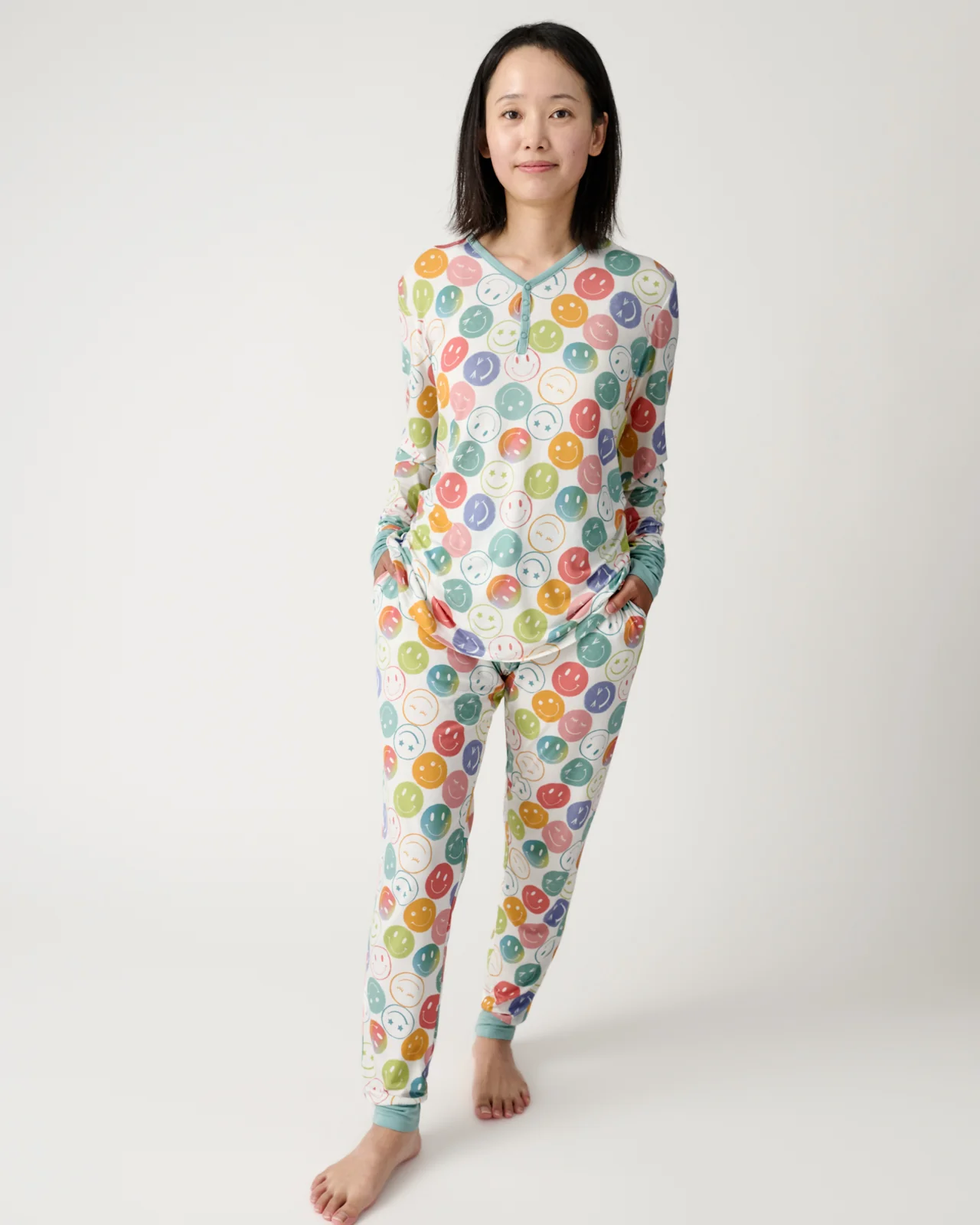 Positive Vibes Women's Pajama Pants - Image 4