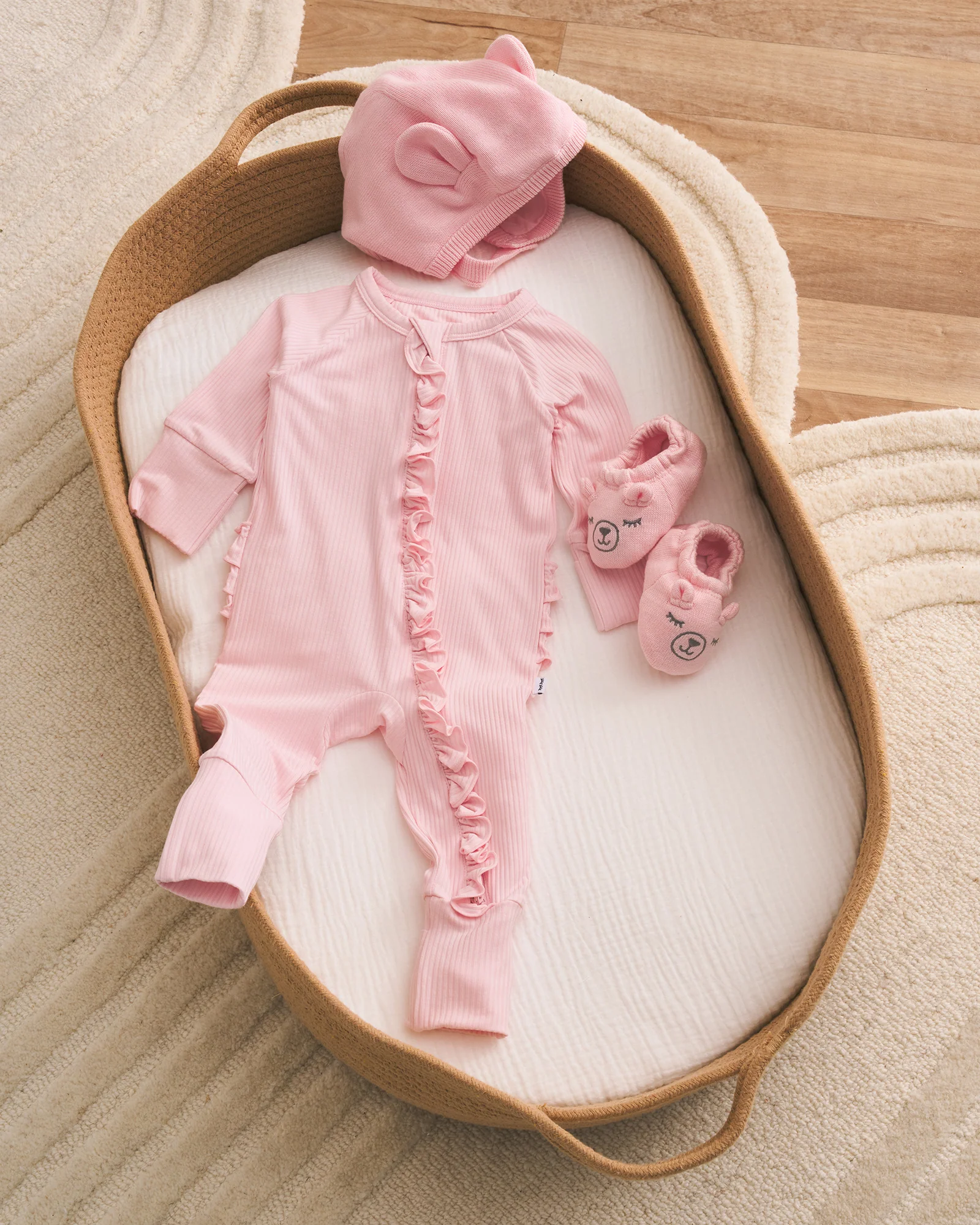 Prima Pink Bear Booties - Image 3
