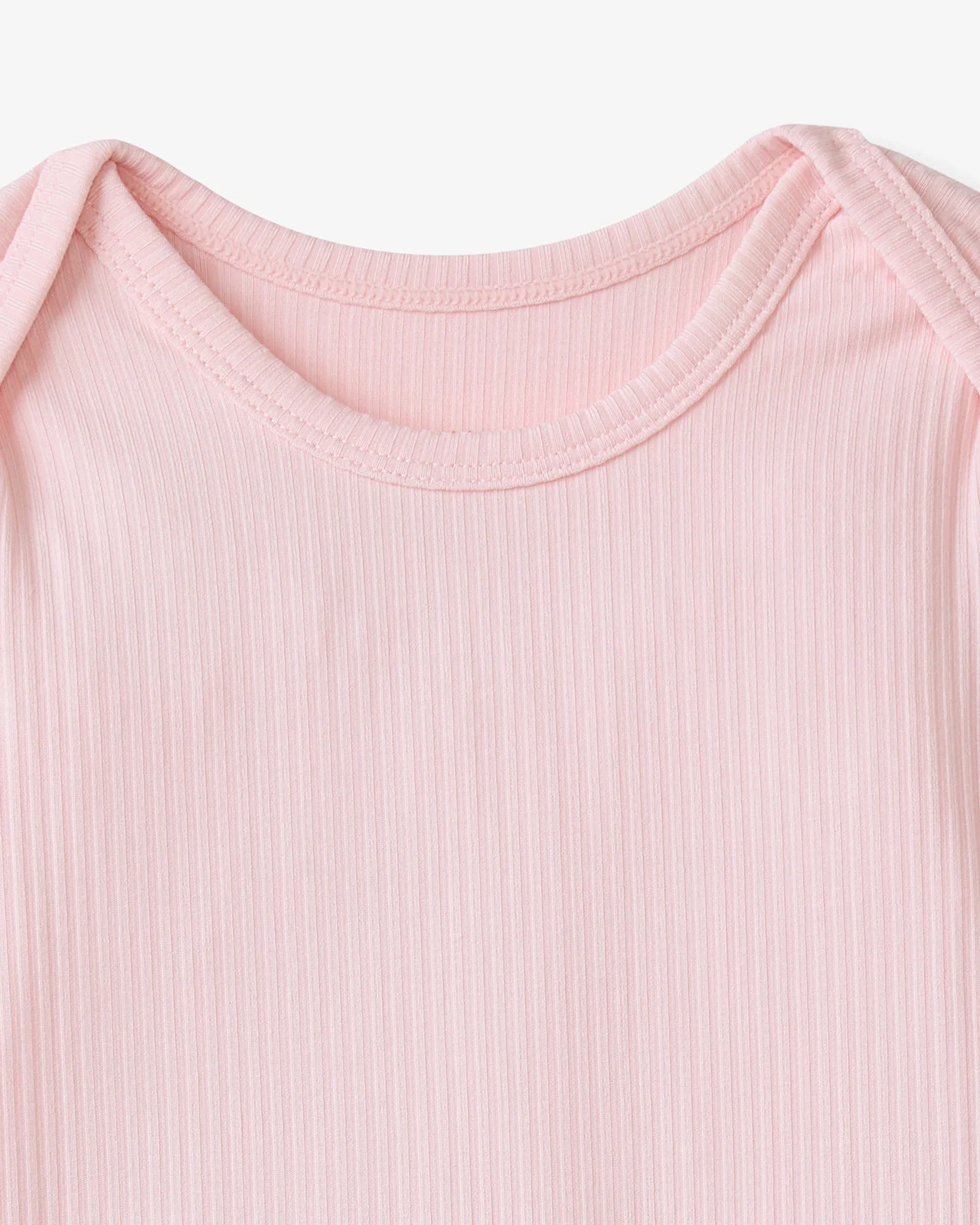 Prima Pink Ribbed Infant Gown - Image 5