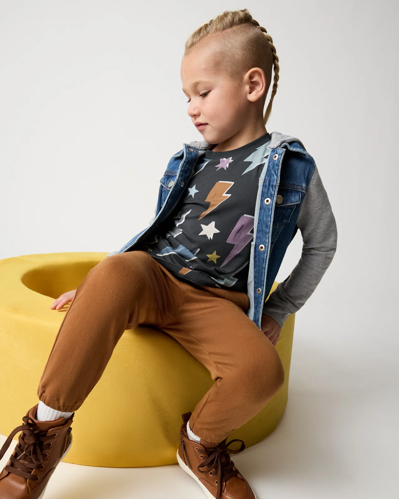 Rich Toffee Denim Jogger - Image 5