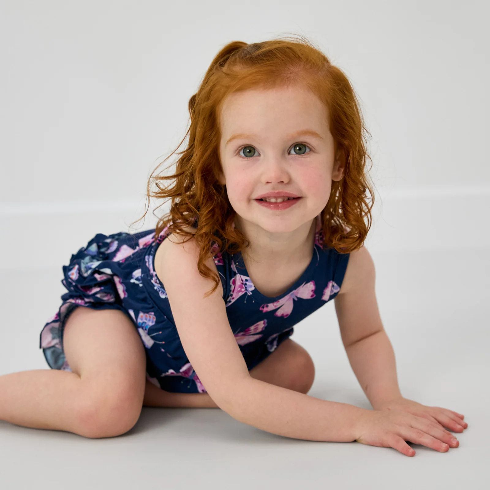 Royal Butterflies Bubble Romper - Image 4