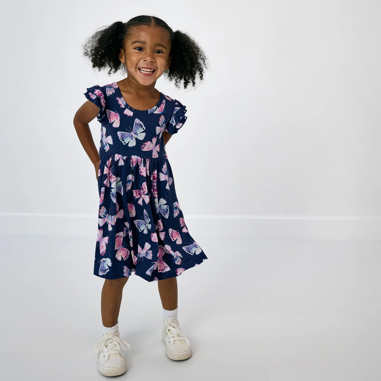 Royal Butterflies Flutter Twirl Dress - Image 5