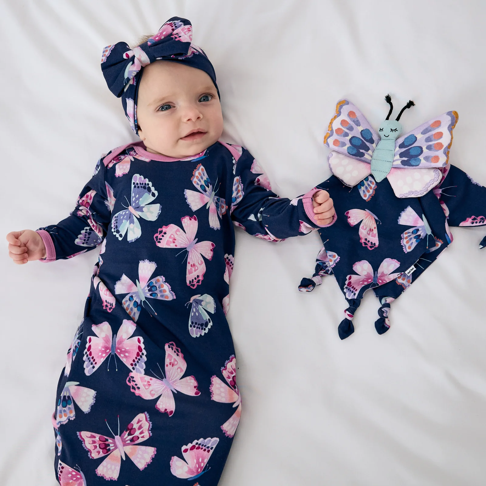 Royal Butterflies Infant Gown - Image 4