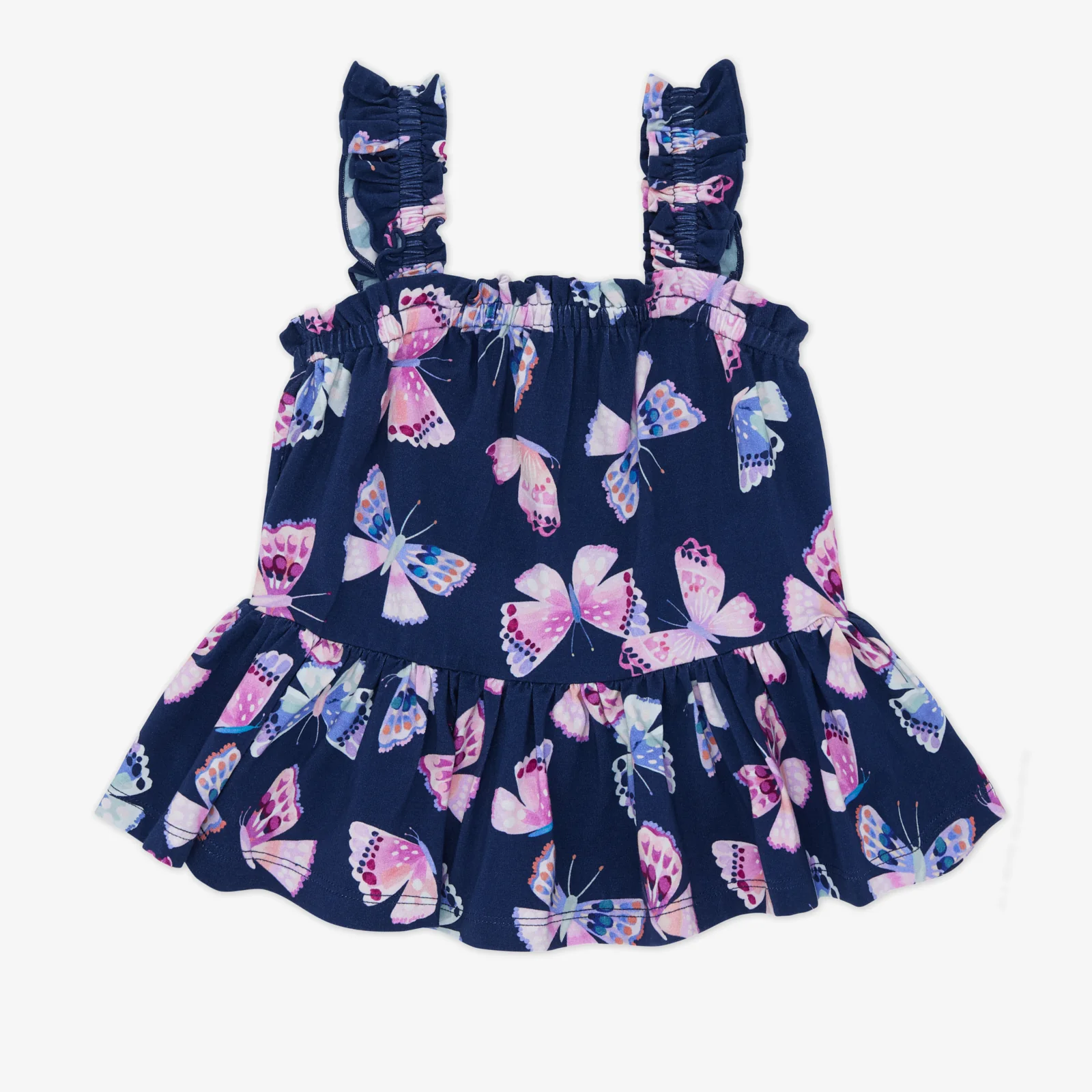 Royal Butterflies Peplum Flutter Tank - Image 4